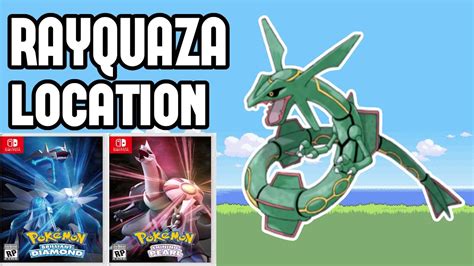 How To Get Rayquaza In Pokemon Brilliant Diamond And Shining Pearl Youtube