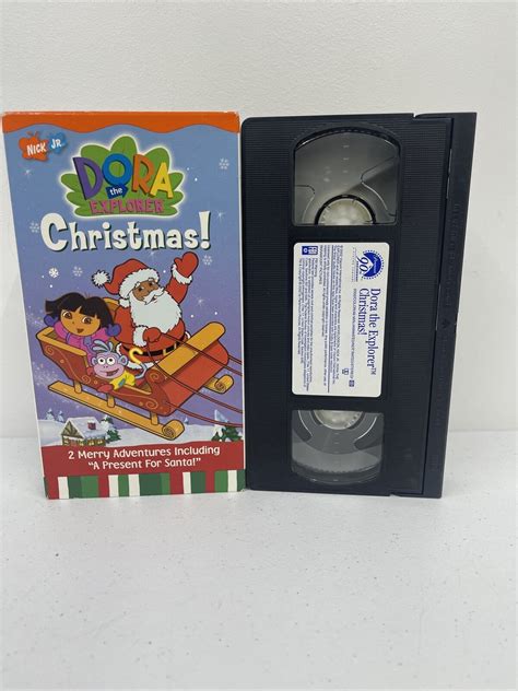 Dora The Explorer Doras Christmas Vhs 2002 Nick Jr Nickelodeon Black Tape 97368768833 Ebay