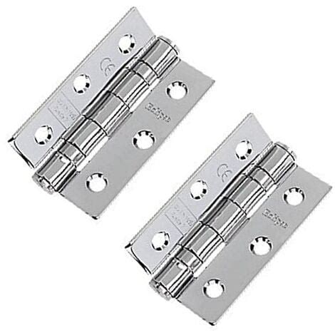 Eclipse Stainless Steel Grade 7 Ball Bearing Hinge 76 X 51 X 2mm