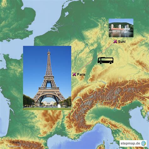 StepMap Reise um Welt Landkarte für Welt