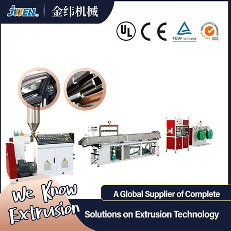 Jwell Plasti Profile Extrusion Line PVC TPU TPE Soft Gaskets Production