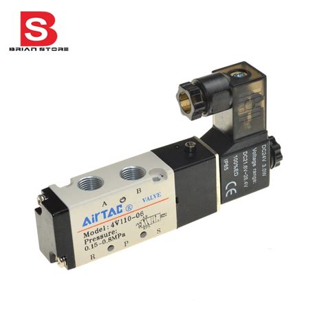 Electromagnetic Dc V Position Way Pneumatic Solenoid Valve