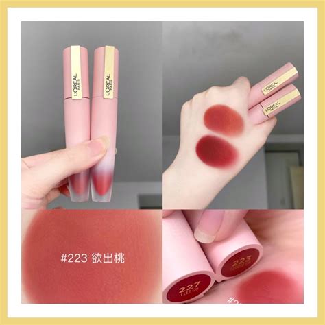 Son Kem Loreal Paris Chiffon Signature Matte Liquid Lipstick Shopee