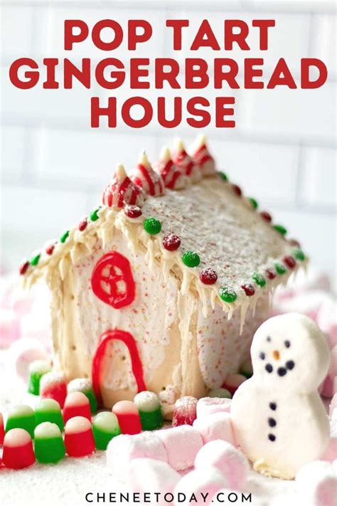 How To Make A Diy Pop Tart Gingerbread House Is One Of The Best Easy Christmas Ideas Make With