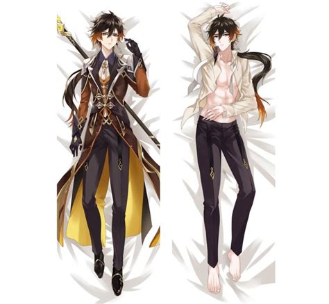 Sheets Pillowcases Scaramouche Genshin Impact Cosplay Dakimakura