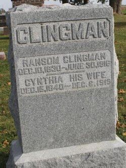 Ransom Clingman 1830 1916 Memorial Find A Grave