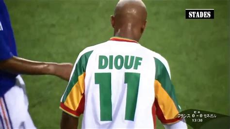 El Hadji Diouf Senegal Vs France Coupe Du Monde 2002 YouTube