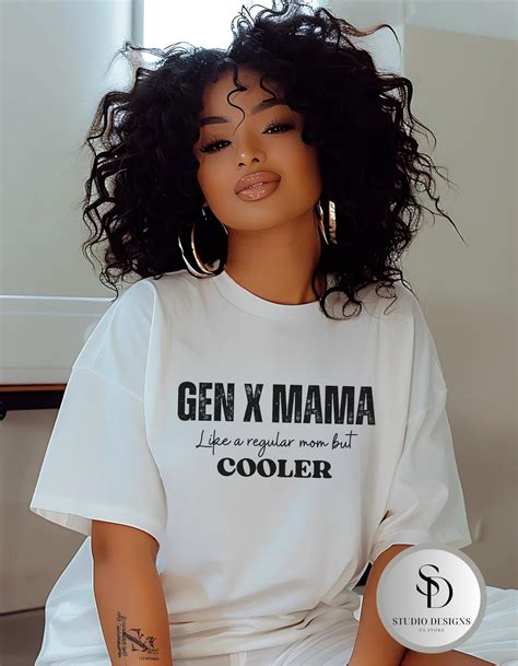 Gen X Cool Mom Tee Trendy Gen X Mom Top Gen X Mom Vibes Trendy Mama X Tee Retro Mom X Tee