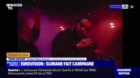 Eurovision à l approche du concours Slimane poste un rework une