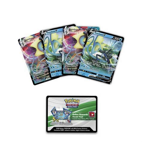 Pokémon TCG Inteleon VMAX League Battle Deck Board Game Supply