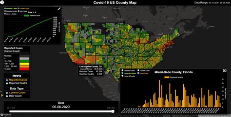 Interactive Map - U.S. Covid-19 County Data [OC] : r/dataisbeautiful