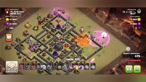 Clash Of Clans 3 étoiles En Aqh Cochon Avec Cochon En Château De Clan Youtube