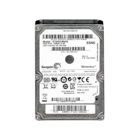 St Lm Seagate Momentus Gb Rpm Sata Hard Drive