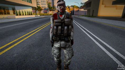 Guerilla Zombie V2 De Counter Strike Source Para Gta San Andreas