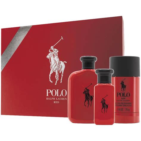 Buy Ralph Lauren Polo Red Eau De Toilette Ml Piece Set Online At