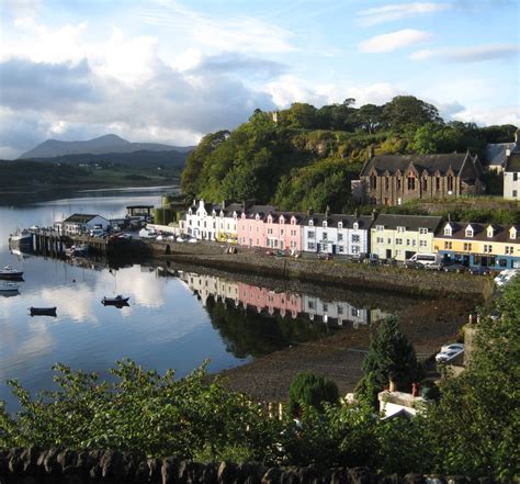 Portree Isle Of Skye Scotland Built Around 1850 This Scenic Fishing