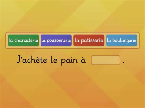 Faire Les Courses Missing Word