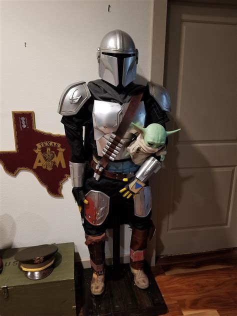 Nearly Finished With My Mando Cosplay And Stand Mandalorian