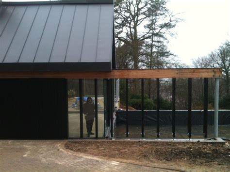 Project Nearing Completion At Chinnor Glulam Beams Black Timber