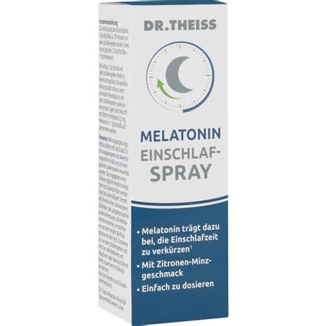 DR THEISS MELATONIN EINSCHLAFSPRAY 30 Ml Schon Ab 8 9 EUR PZN 16764550