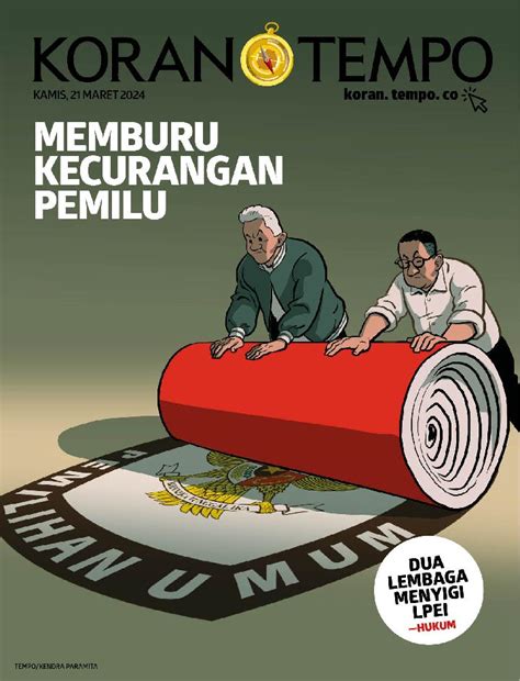 Edisi Kamis 21 Maret 2024 Koran Tempo Co