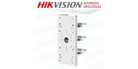 Ds Zj Sus Hikvision White Vertical Pole Mount