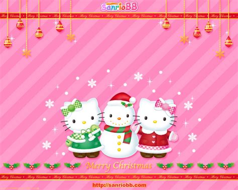 Free Download Hello Kitty Christmas Backgrounds 1024x768 For Your Desktop Mobile And Tablet