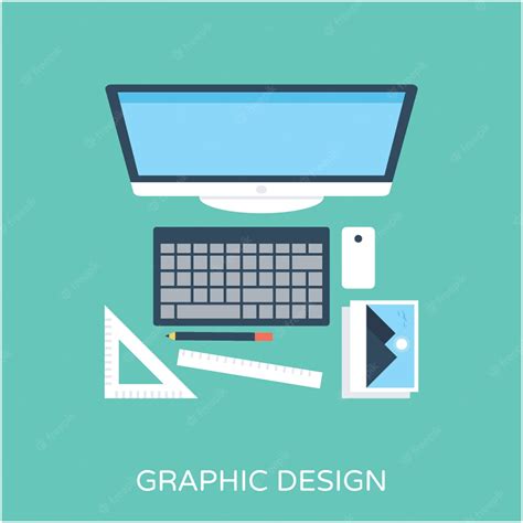 Premium Vector Graphic Design Workplace