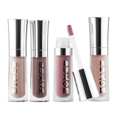 Buxom Top It Off Plumping Lip Gloss Set New 4 Piece Kit