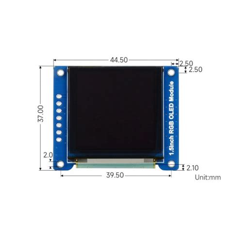 Buy Waveshare 1 5inch RGB OLED Display Module 65K RGB Colors 128128