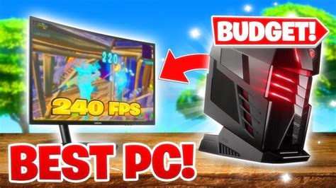 Find Best Budget Pc For Fortnite High Fps And Low Delay Youtube