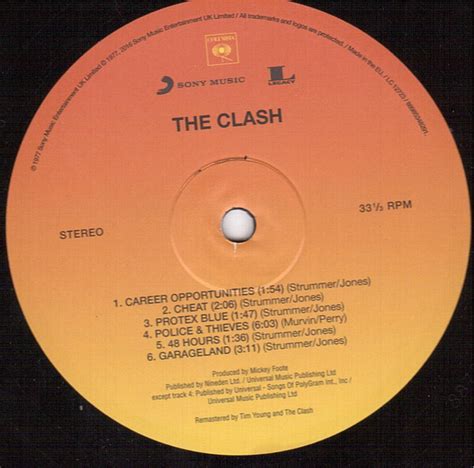 The Clash The Clash Vinyl Lp Discrepancy Records