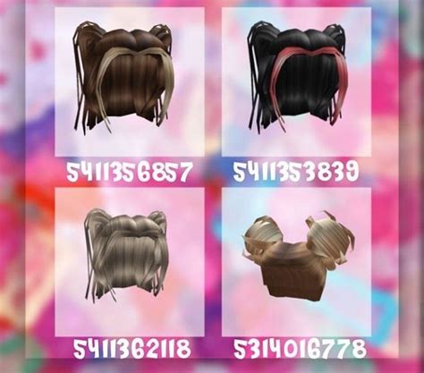 Bloxburg Id Codes For Hair Roblox Hair Id Codes 2021 Free Roblox Hair