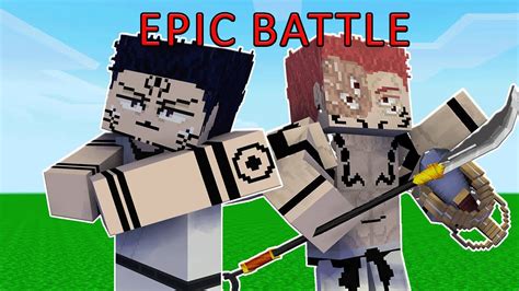 Most Epic Mob Battle Minecraft Jujutsu Kaisen Mod Youtube