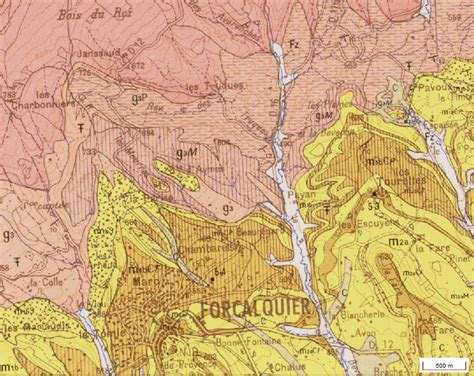 Carte G Ologique Forcalquier Les Mourres