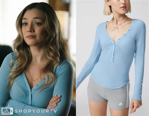 Sullivans Crossing Season 2 Episode 9 Lolas Blue Henley Top Shop