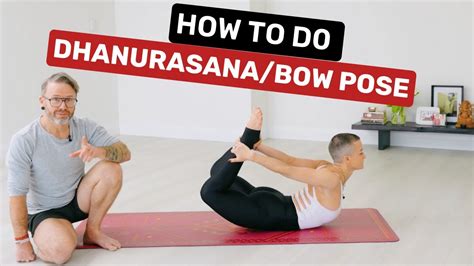 How To Do Bow Pose Dhanurasana Youtube