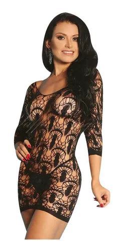Lingerie Sexy Mini Vestido Arrast O Sensual Detalhada Luxo