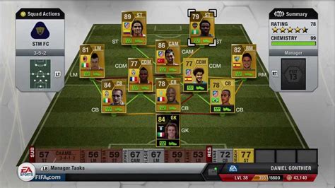 UPGRADED Players Hybrid Squad Builder Fifa 13 Ultimate Team YouTube