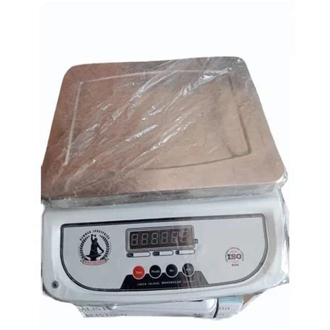 SS Tabletop Weighing Scale For Business Use 30 Kg At Rs 3000 In Bhavnagar