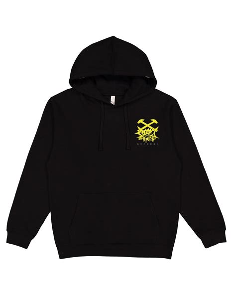 Hoodie: Yellow Logo 24’ | DOOMSHOP RECORDS