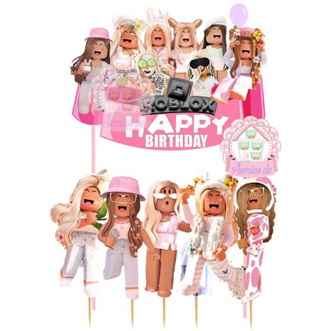 Jual Roblok Girls Cake Topper Shopee Indonesia