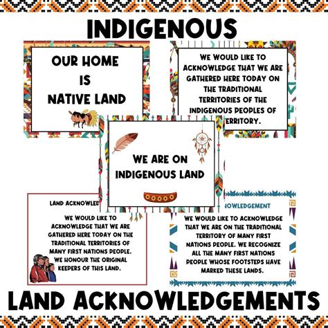 Indigenous Land Acknowledgement First Nations Native Indians