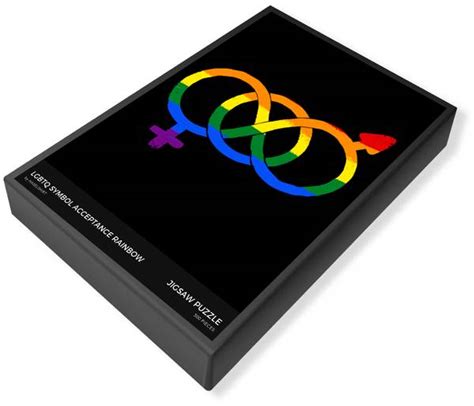 Lgbtq Symbol Acceptance Rainbow Flag Pride Month Supporter Jigsaw Puzzle By Haselshirt Pixels