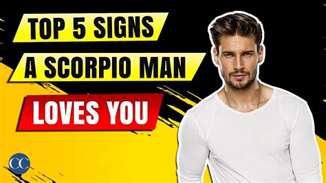 ️‍🔥top 5 Signs A Scorpio Man Loves You Must See♏ Youtube