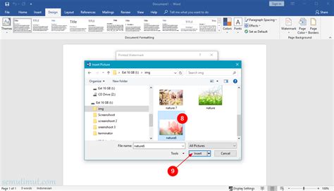 Cara Membuat Background Di Word Menggunakan Gambar And Warna Semutimut Tutorial Hp Dan