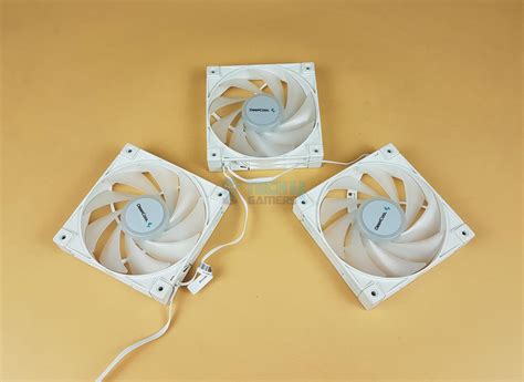 DeepCool FC120 White 3-in-1 A-RGB Fans Review - Tech4Gamers