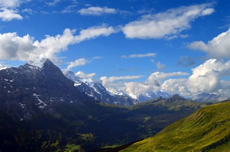 Alpen Panorama Eiger Kostenloses Foto Auf Pixabay