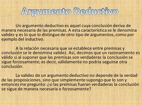 Ejemplos De Argumentos Deductivos Cortos Image To U