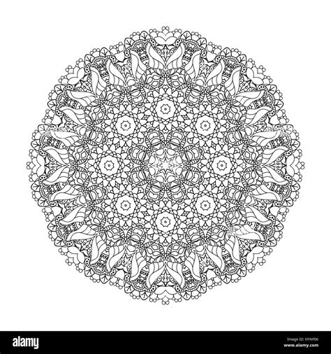 Mandala L L Ment D Coratif Ethnique Round Faites La Main L Islam